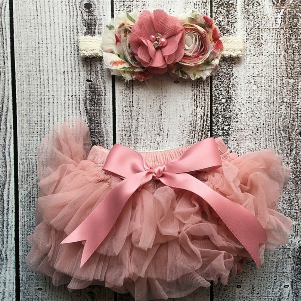Baby Bloomers and Headband
